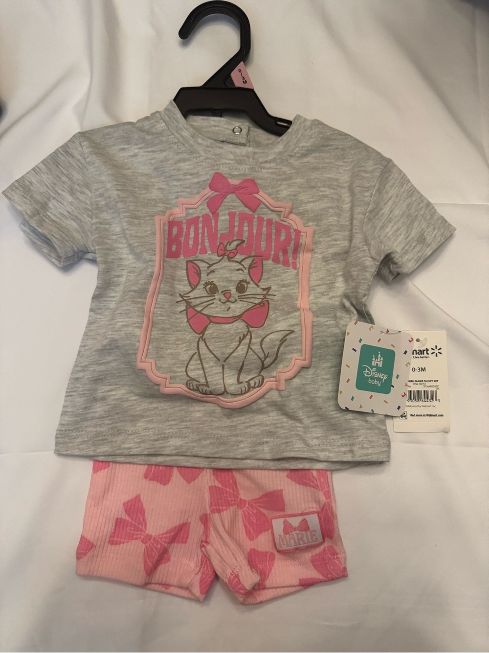 Disney Baby Girls' Marie Bonjour Cat Set